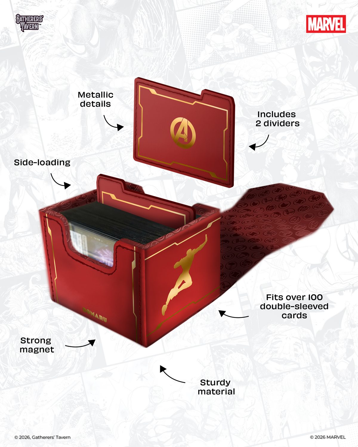 Iron Man DOMARU deck box product image 2