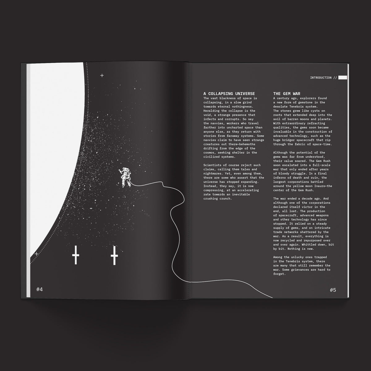 Death In Space RPG alternate product presentation