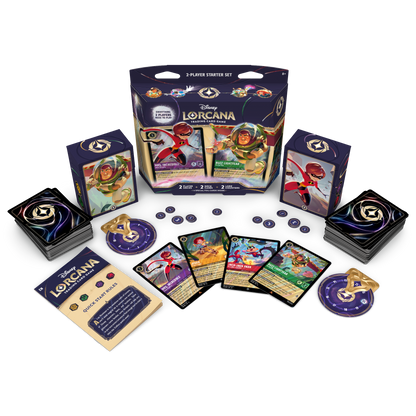 Disney Lorcana - TCG - Wilds Unknown Elastigirl & Buzz Lightyear 2-Player Starter Deck Product Image