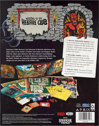 D&D Stranger Things: Welcome to the Hellfire Club - Expected October Release