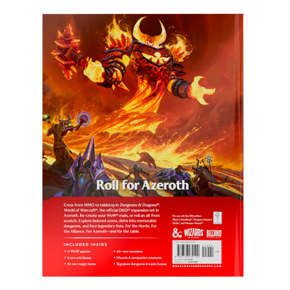 Dungeons and Dragons World of Warcraft book