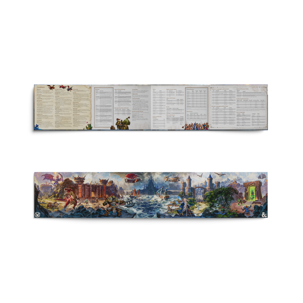 D&D World of Warcraft DM Screen