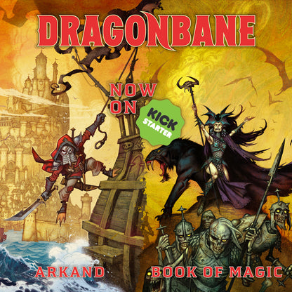 Dragonbane Arkand & Book of Magic Kickstarter Dragon Bundle - Physical + Digital