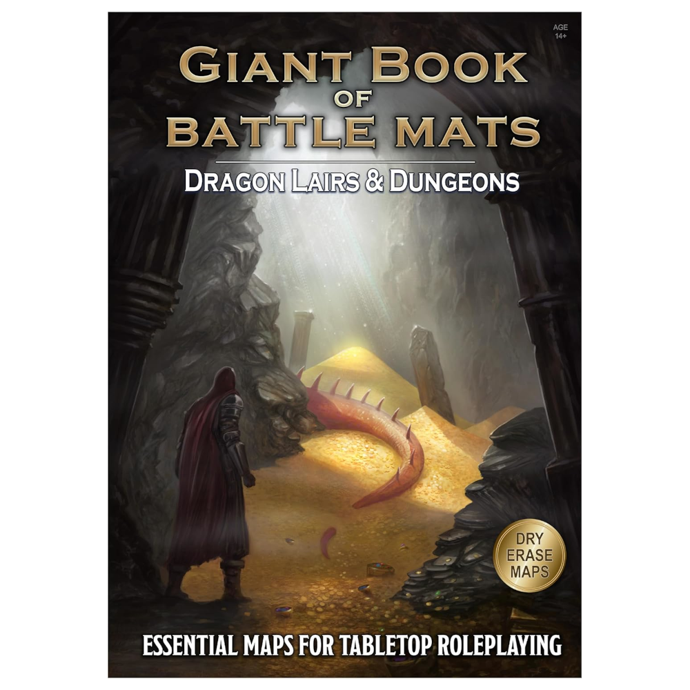 Dragon Lairs & Dungeons Giant Book of Battle Mats