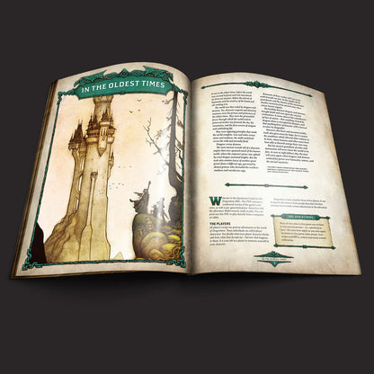 Dragonbane Core Set interior page spread 1 to 1