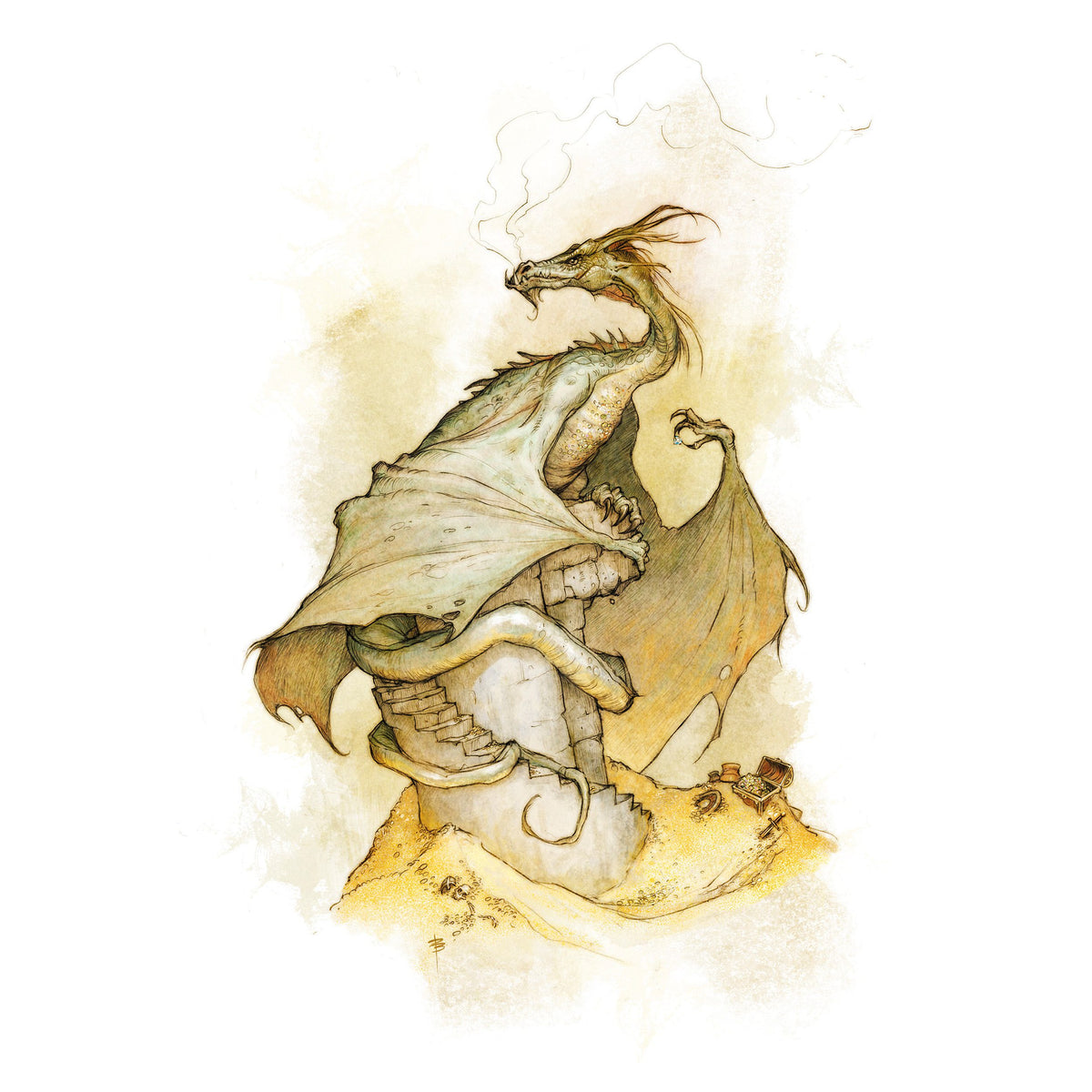Dragonbane Bestiary interior artwork view 5