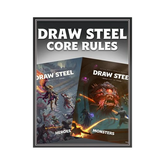 Draw Steel Core Rules Bundle - Hardcover & PDF (Preorder) PDF Available now
