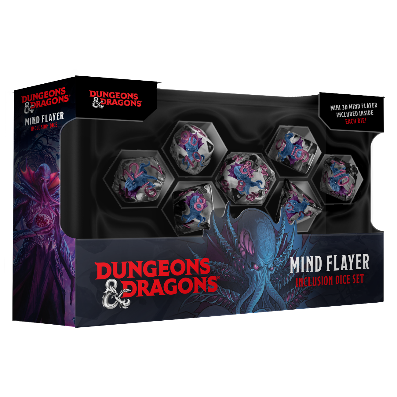 Dungeons & Dragons Mind Flayer Dice Set by FanRoll