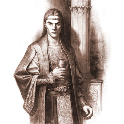 The One Ring RPG, Realms of the Three Rings interior artwork view 7