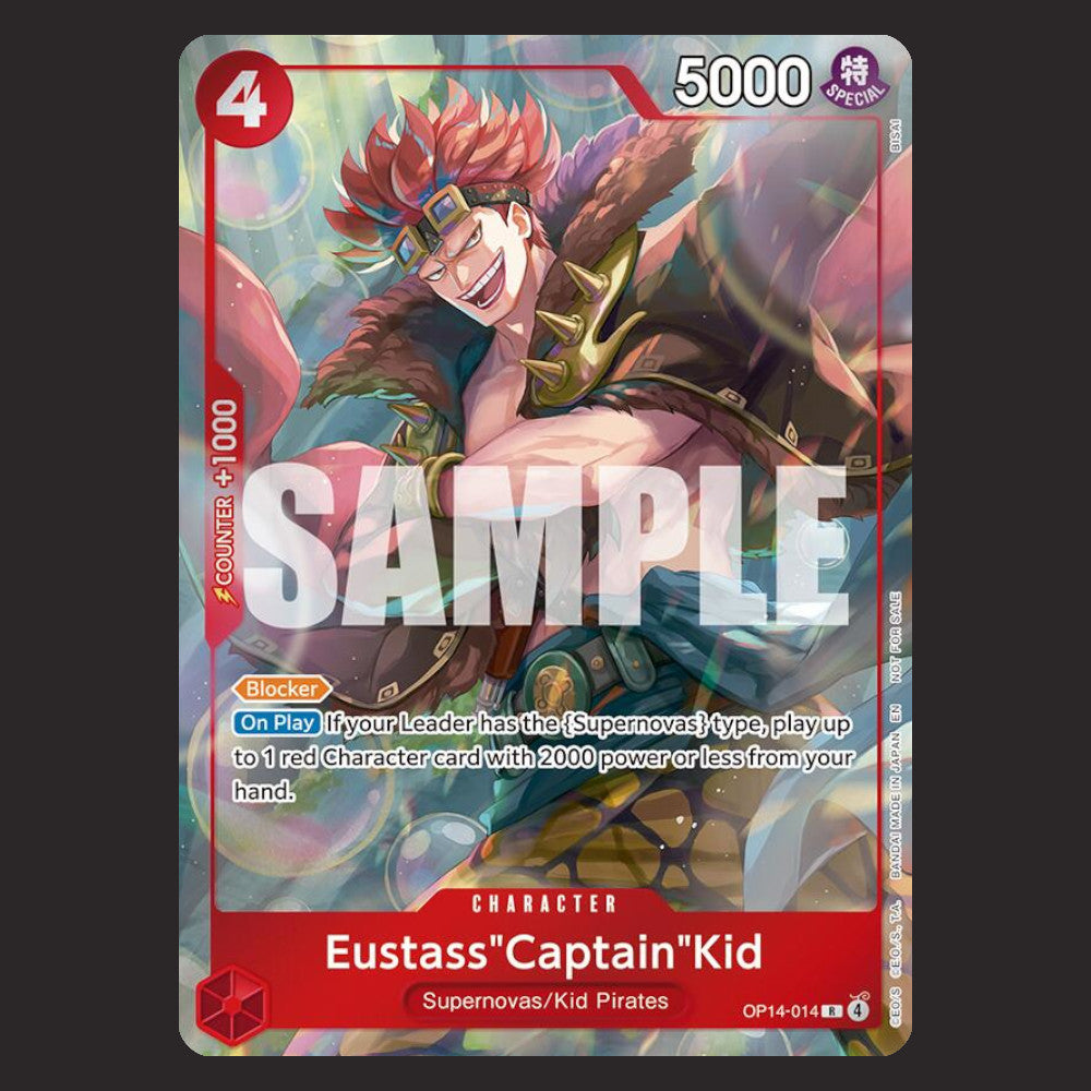 One PIece OP 14 Eustass"Captain"Kid (OP14-014) (Dash Pack) [The Azure Sea's Seven]