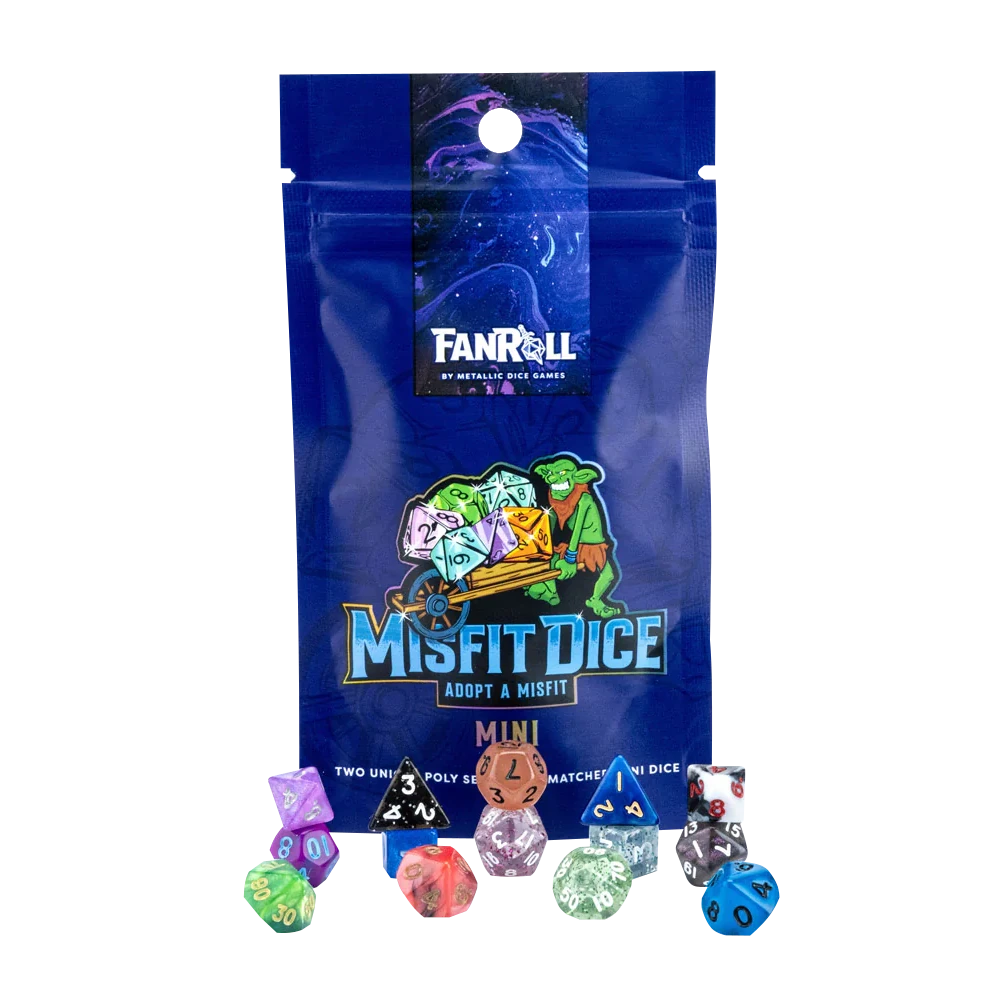 Mini Polyhedral Dice 2 Set Pack by FanRoll