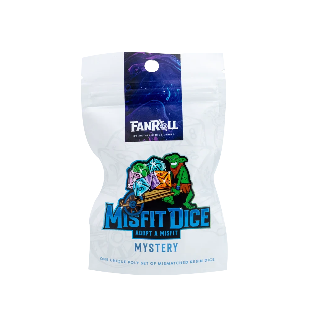 FanRoll Mystery Misfit Resin Polyhedral Dice Set