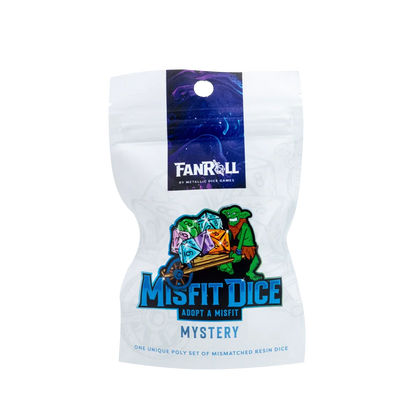 FanRoll Mystery Misfit Resin Polyhedral Dice Set