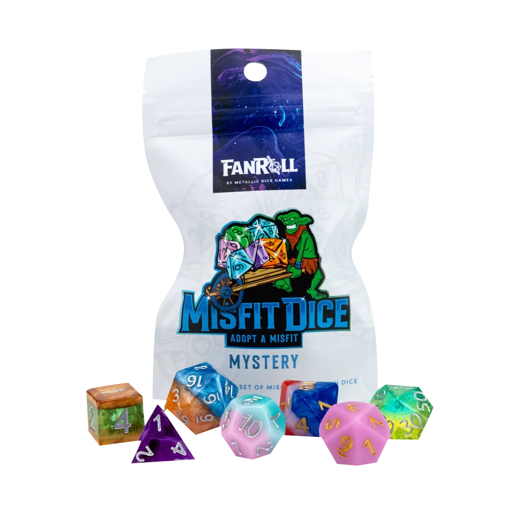 FanRoll Mystery Misfit Resin Dice Set