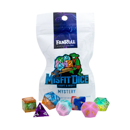 FanRoll Mystery Misfit Resin Dice Set