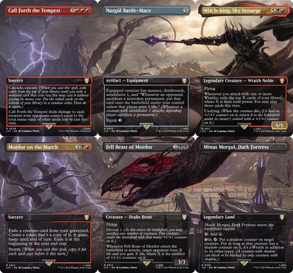 MTG Lord of the Rings Flight of the Witch-king Scene Box cards