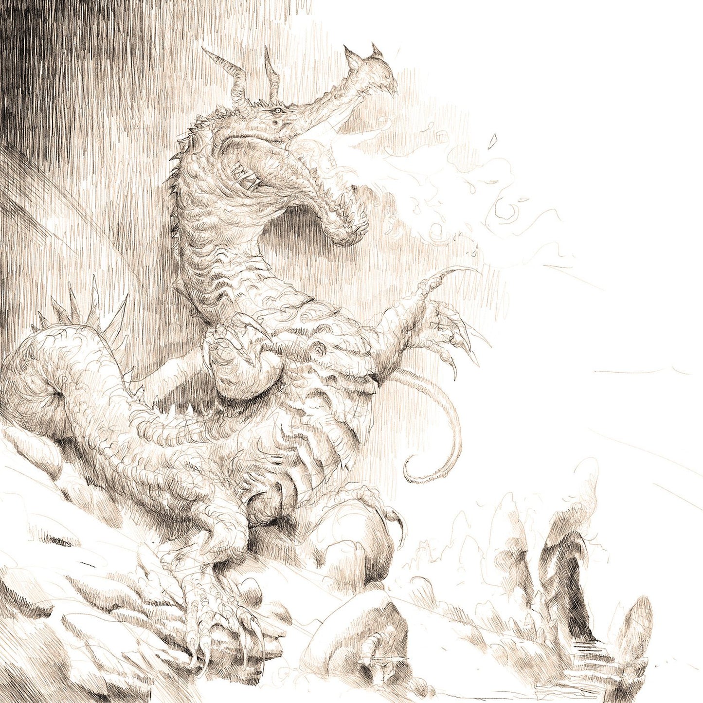 Forbidden Lands RPG, Book of Beasts interior artwork