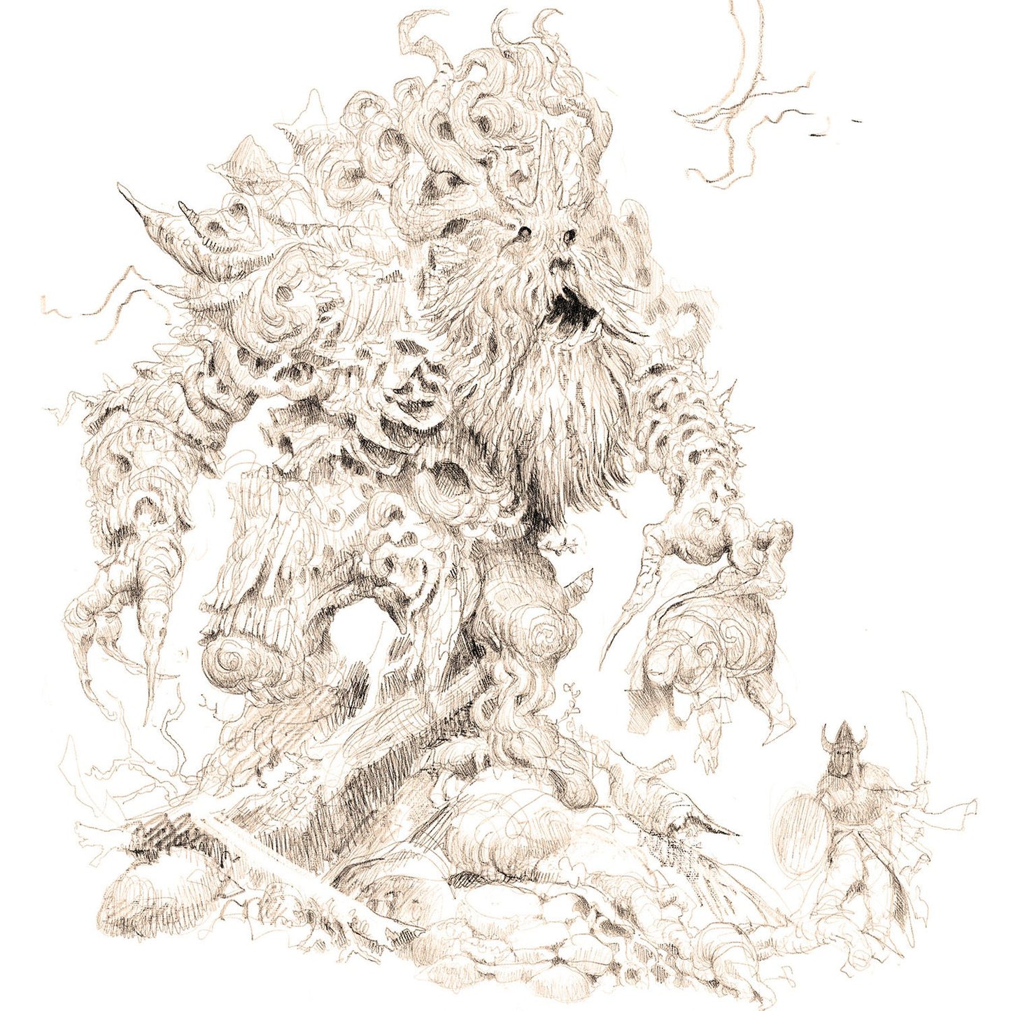 Forbidden Lands RPG, Book of Beasts interior artwork view 6