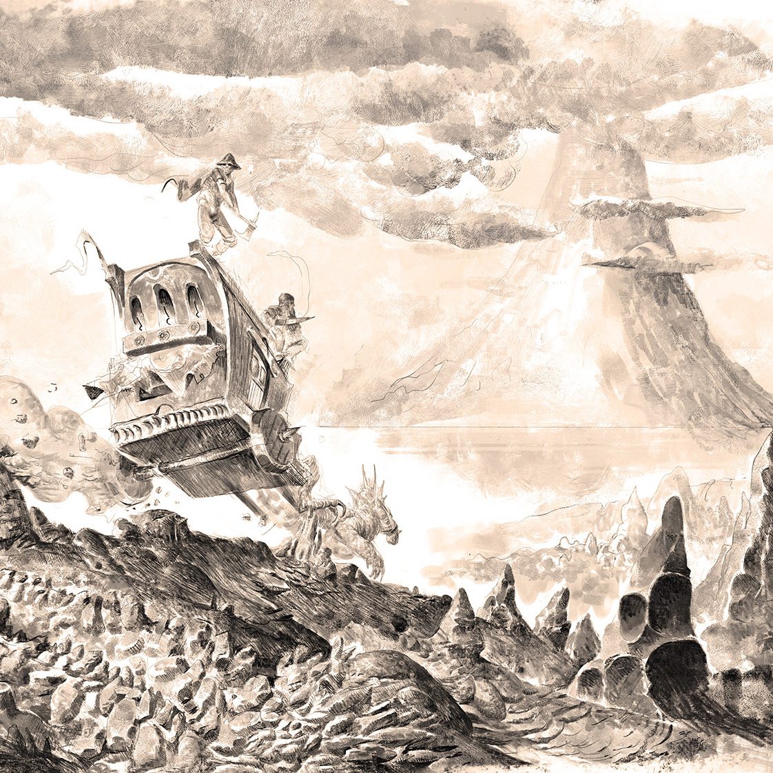 Forbidden Lands RPG, The Bloodmarch interior artwork view 4