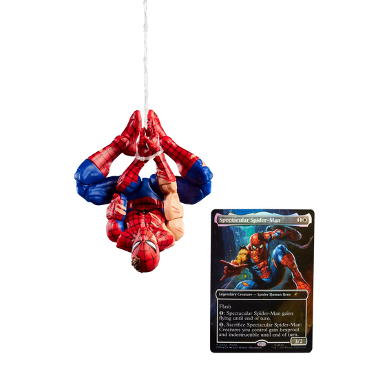 Marvel Legends Series Magic: The Gathering Battle-Damaged Spider-Man (preorder - Est Oct)