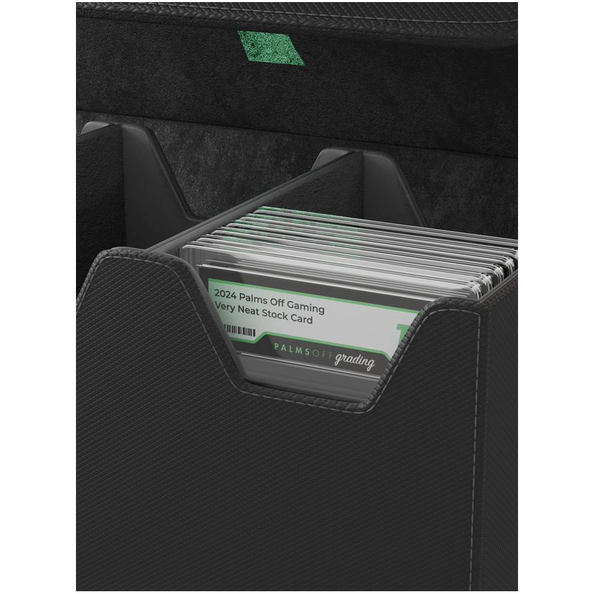 Collector’s Series Medium Graded Card Storage Case black for PSA and BGS slabs