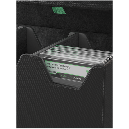 Collector’s Series Medium Graded Card Storage Case black for PSA and BGS slabs