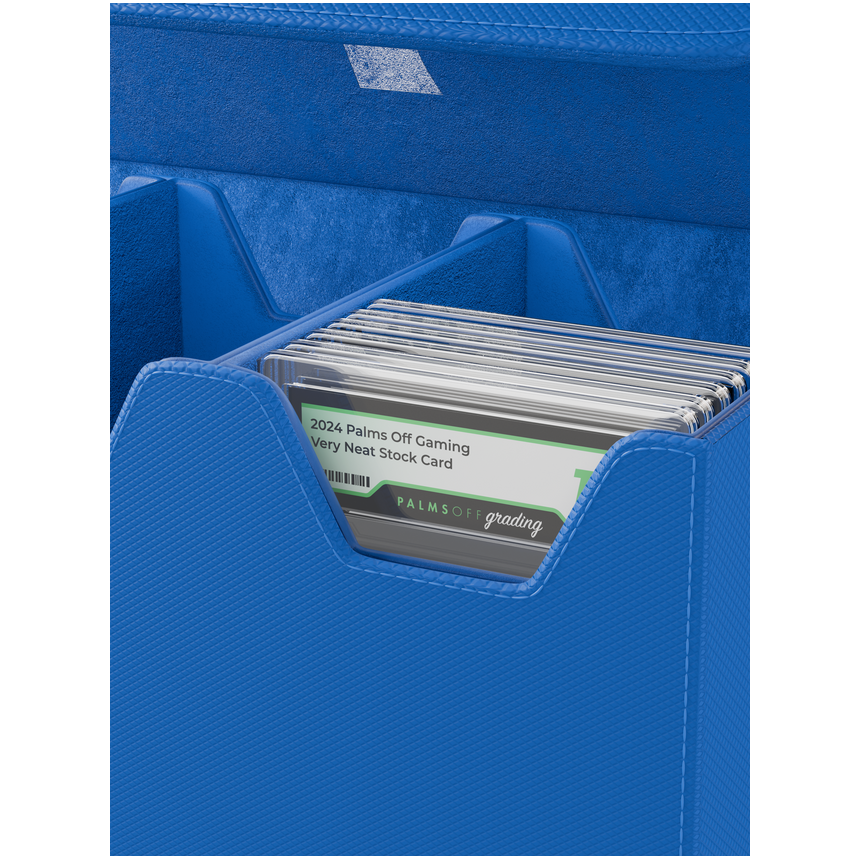 Collector’s Series Medium Graded Card Storage Case Blue for PSA and BGS slabs