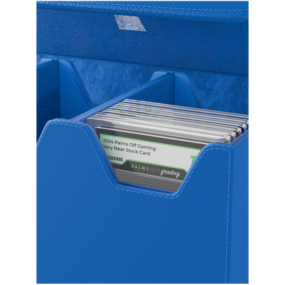 Collector’s Series Medium Graded Card Storage Case Blue for PSA and BGS slabs