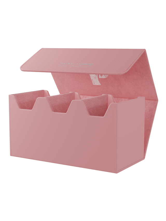 Pink medium graded card storage case holding up to 40 PSA cards