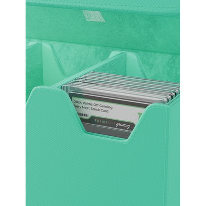 Collector’s Series Large Graded Card Storage Case Turquoise for PSA and BGS slabs