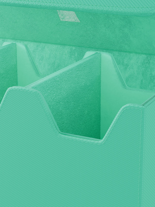 Palms Off Gaming Large Turquoise slab case with velvet interior