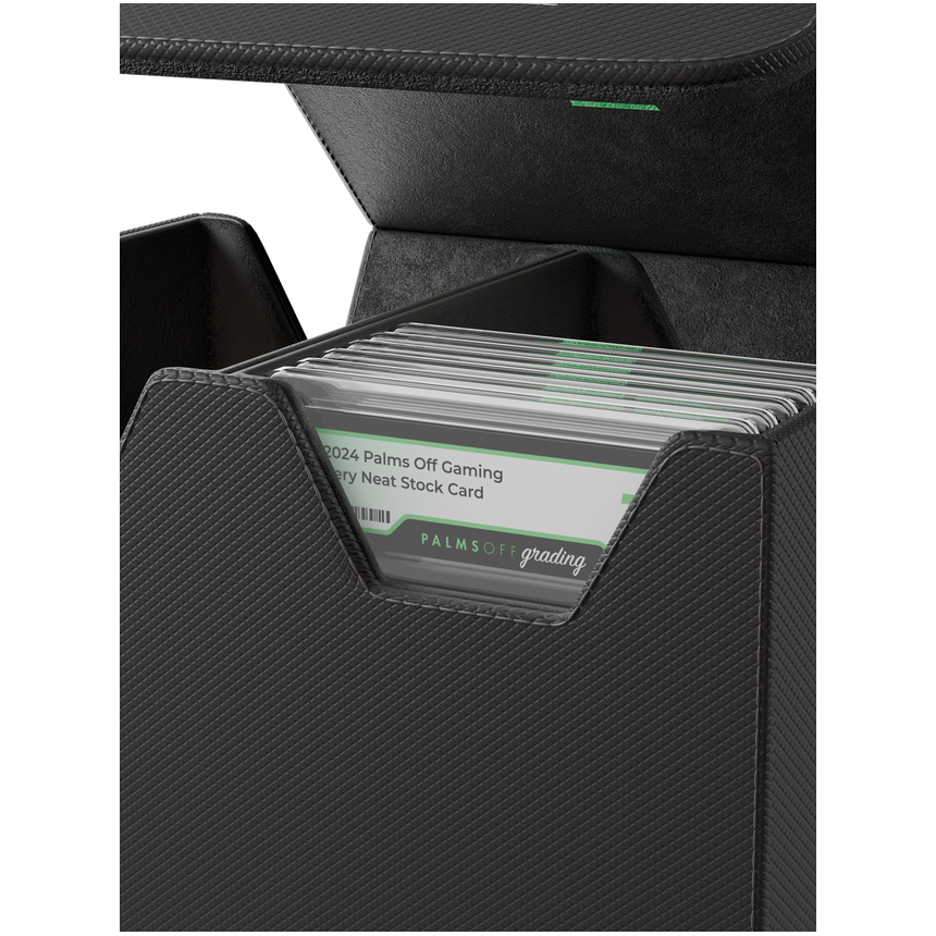 Collector’s Series Medium Graded Card Storage Case black for PSA and BGS slabs
