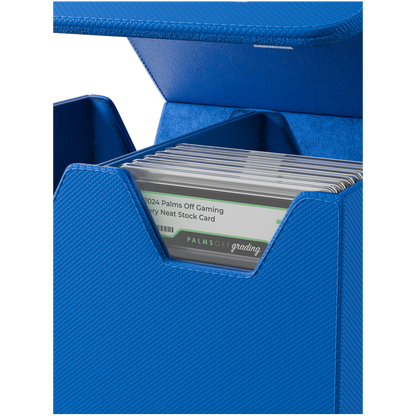 Collector’s Series Medium Graded Card Storage Case blue for PSA and BGS slabs