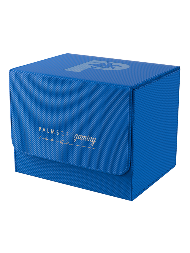 blue graded card case for Pokémon MTG and collectable cards