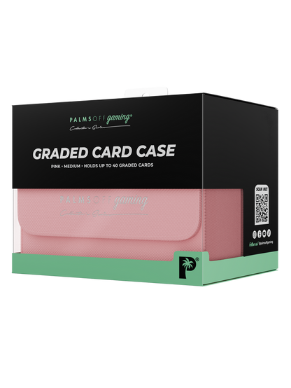 pink graded card case for Pokémon MTG and collectable cards