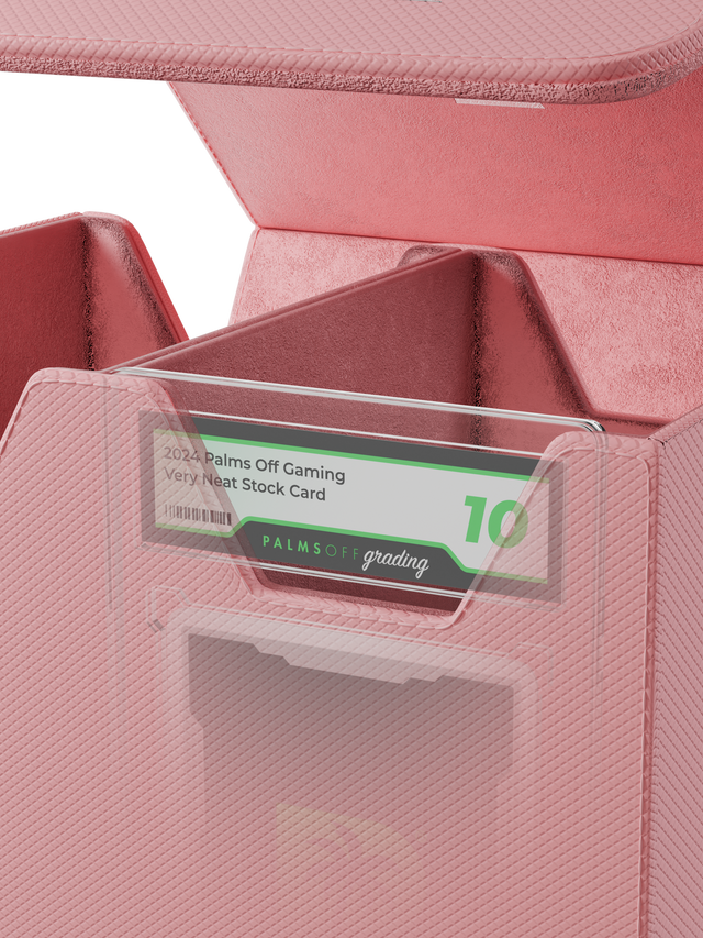 pink graded card case for Pokémon MTG and collectable cards