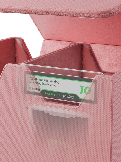 pink graded card case for Pokémon MTG and collectable cards