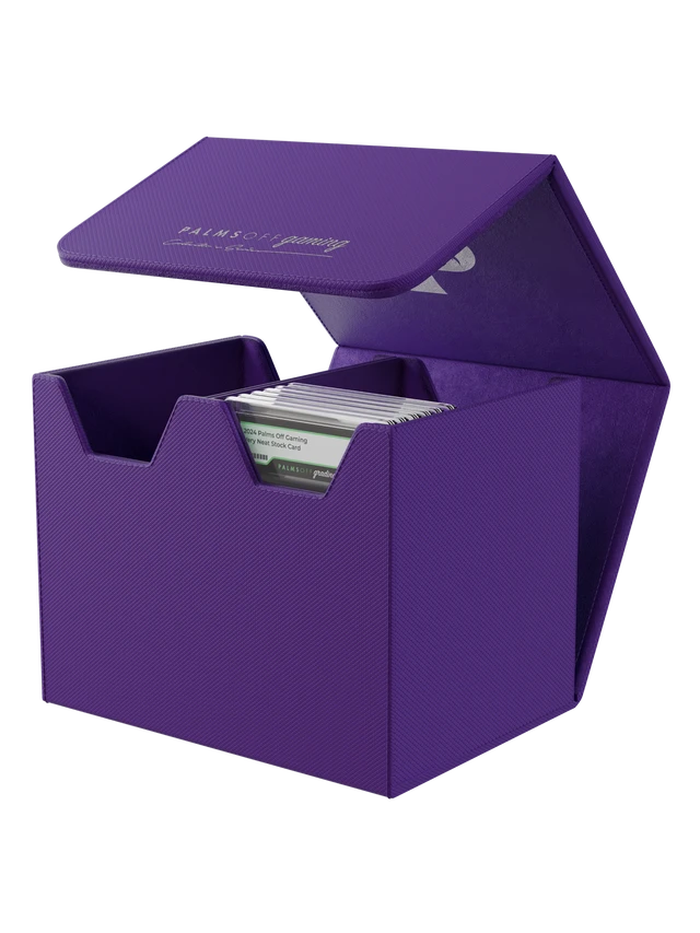 Collector’s Series Medium Graded Card Storage Case purple for PSA and BGS slabs