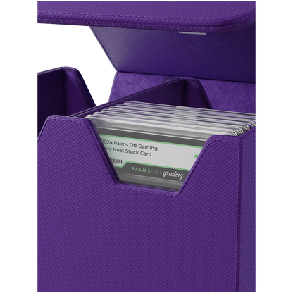 Palms Off Gaming medium purple slab case with velvet interior