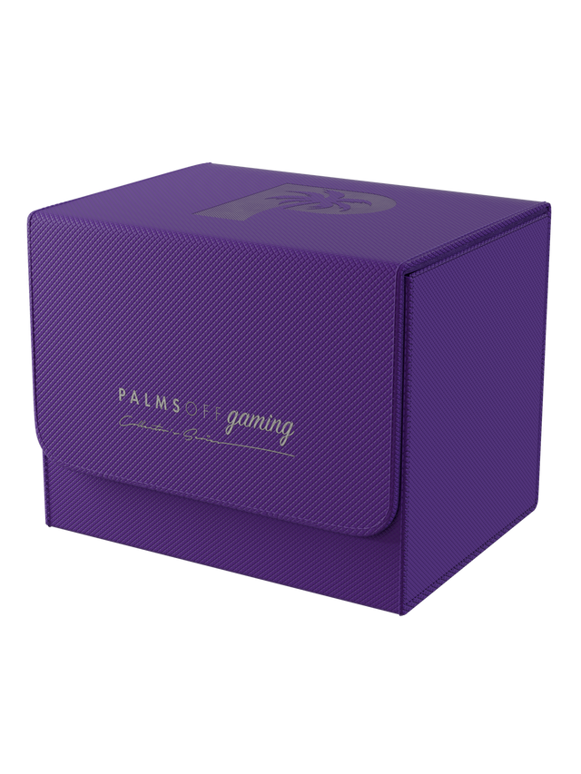 Palms Off Gaming purple Medium Graded Card Case