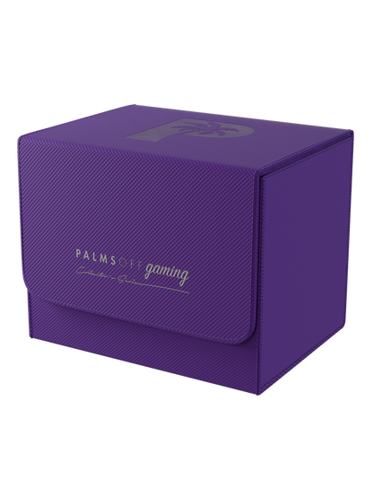Palms Off Gaming purple Medium Graded Card Case