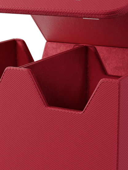 Palms Off Gaming Large red slab case with velvet interior
