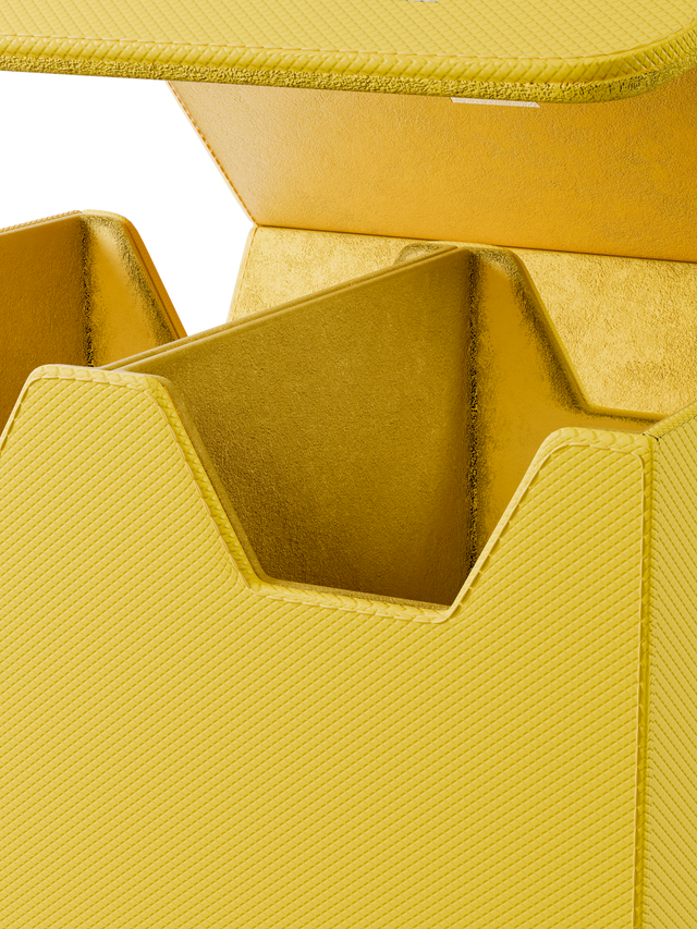 Palms Off Gaming medium yellow slab case with velvet interior