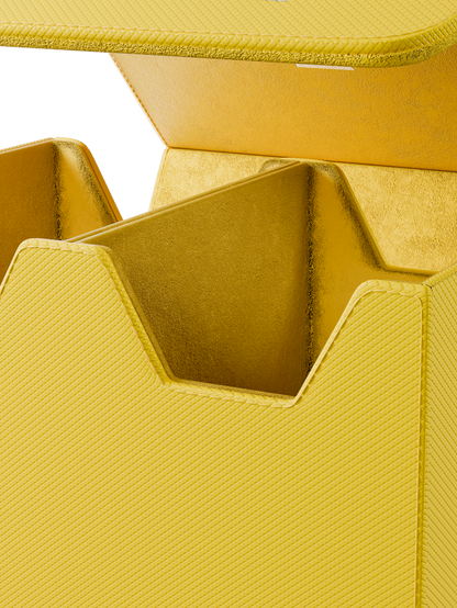 Palms Off Gaming medium yellow slab case with velvet interior