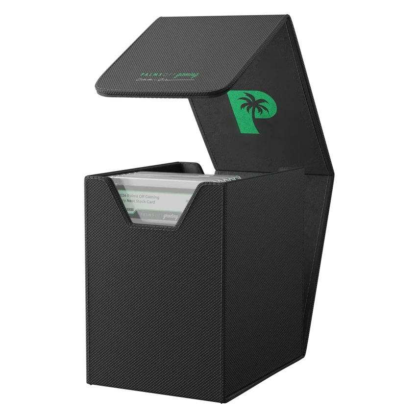 Palms Off Gaming Black small Graded Card Case