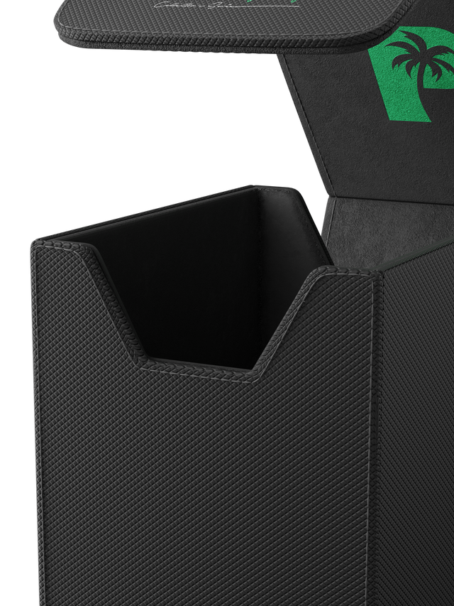 Palms Off Gaming small Black slab case with velvet interior