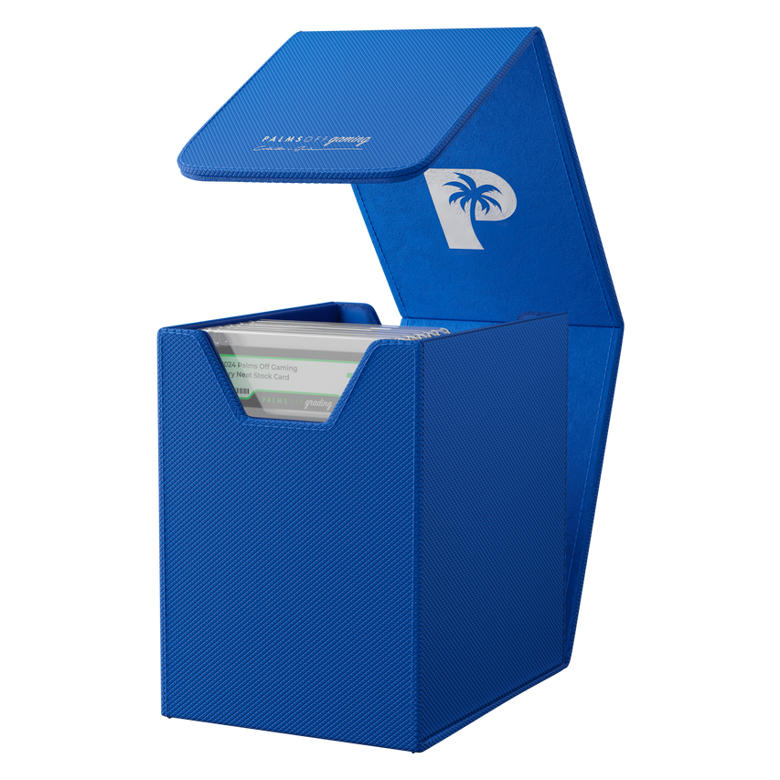 Palms Off Gaming Blue small Graded Card Case