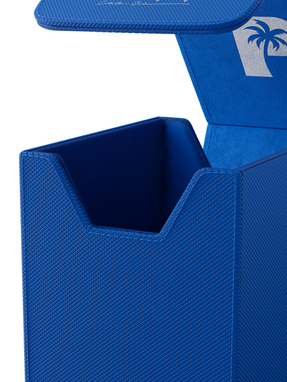 Palms Off Gaming small Blue slab case with velvet interior