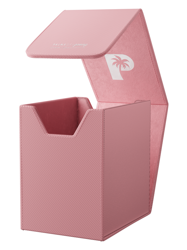 Palms Off Gaming small Pink slab case with velvet interior