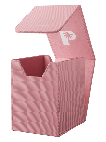 Palms Off Gaming small Pink slab case with velvet interior